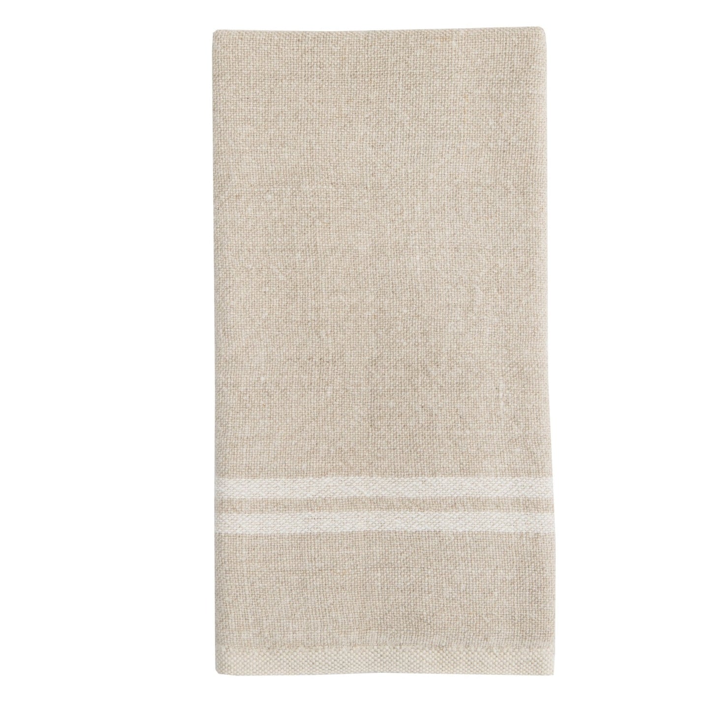 Double Striped Linen Hand Towel
