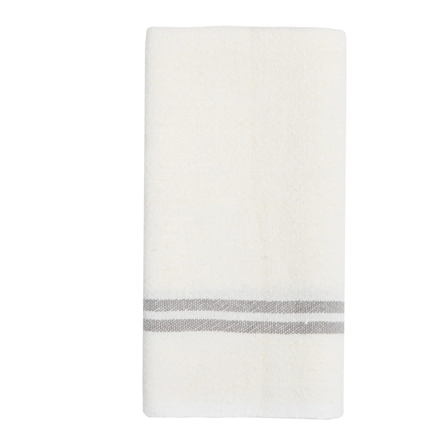 Double Striped Linen Hand Towel