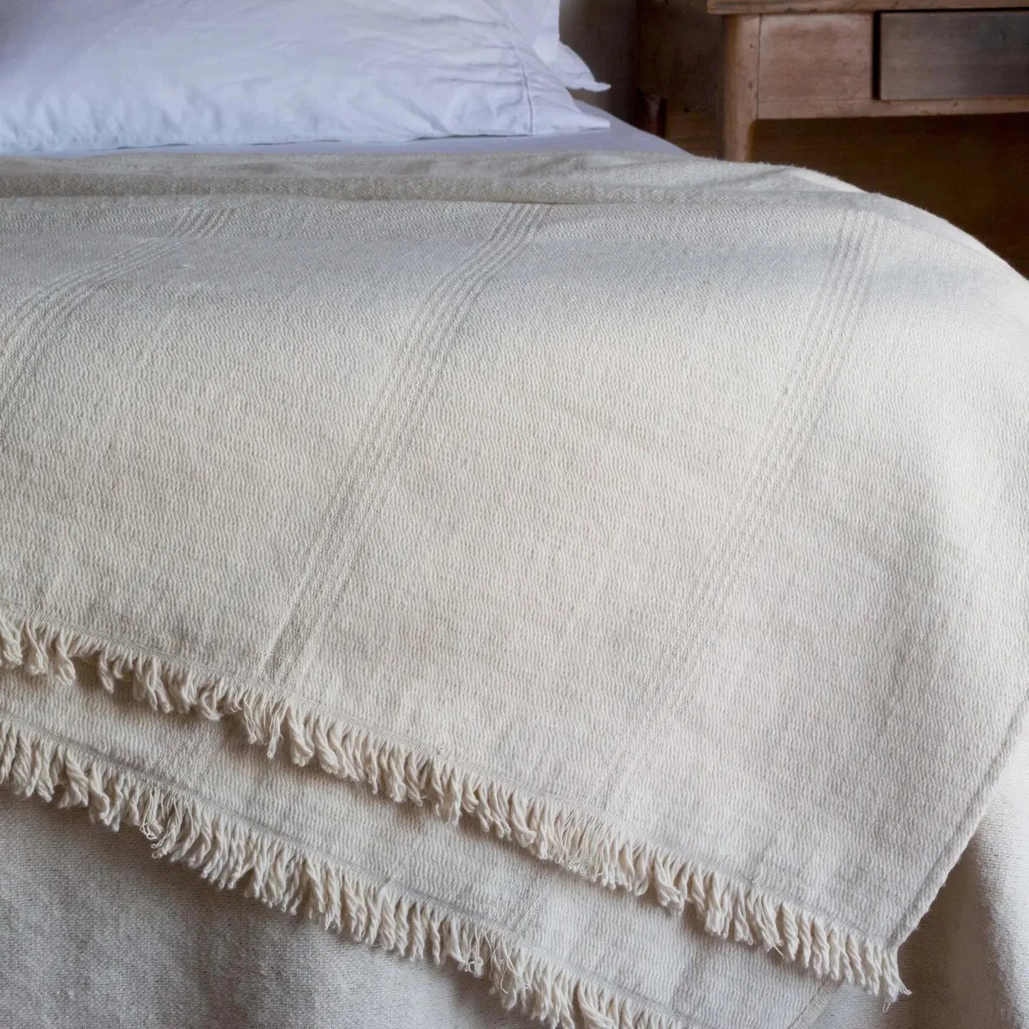 Ecru Bed Blanket